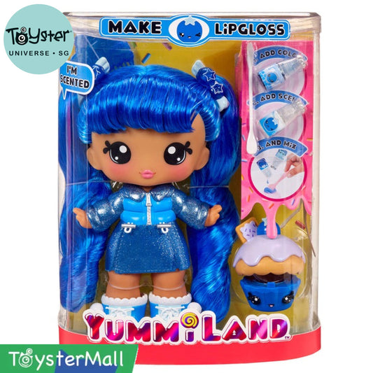 Yummiland Large Doll With Lipgloss Pet - Rory Blueberry