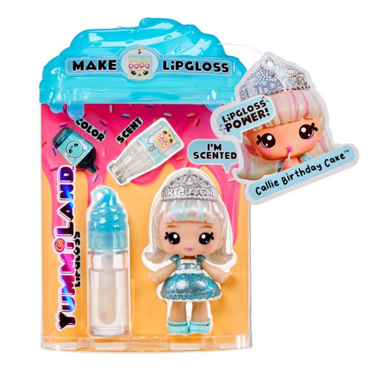 Yummiland Lipgloss Doll - Callie Birthday Cake