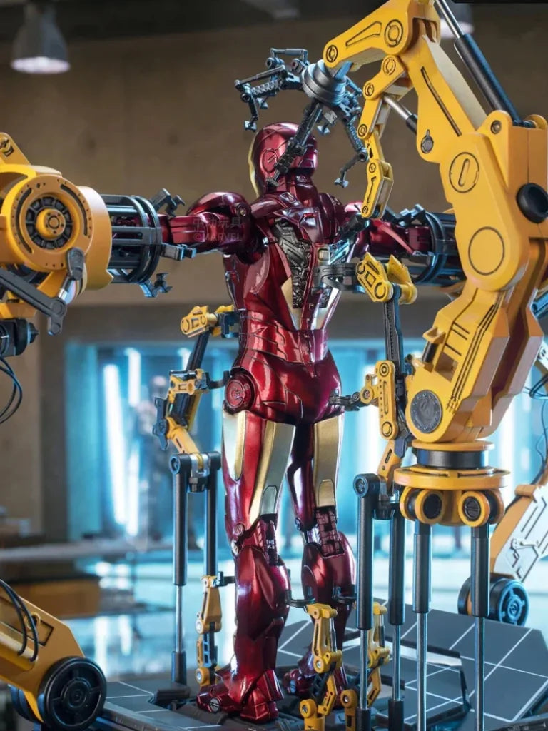 Zd Toys Suit Up Gantry With MK4 iron man Gantry Original 1/10