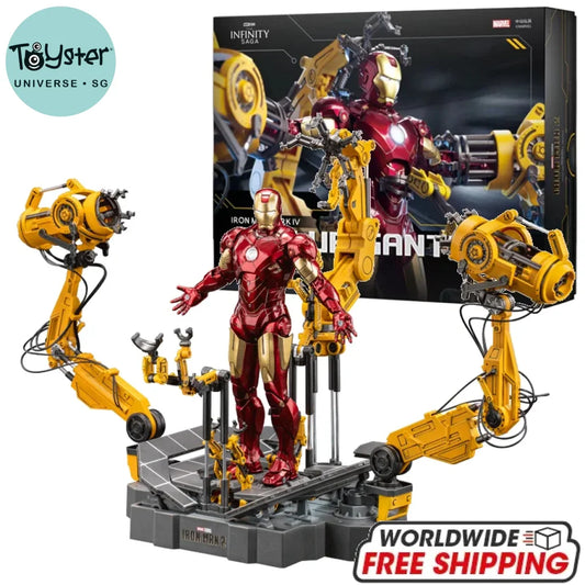 Zd Toys Suit Up Gantry With MK4 iron man Gantry Original 1/10