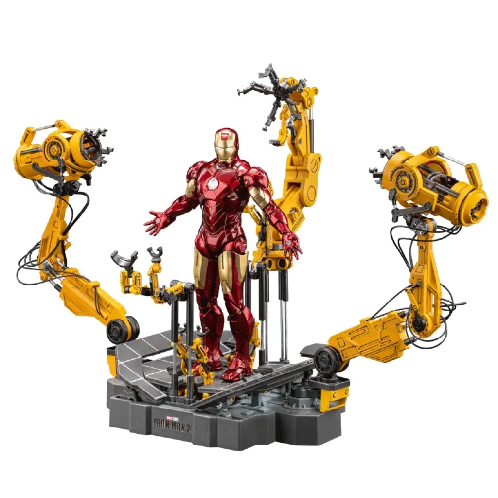 Zd Toys Suit Up Gantry With MK4 iron man Gantry Original 1/10