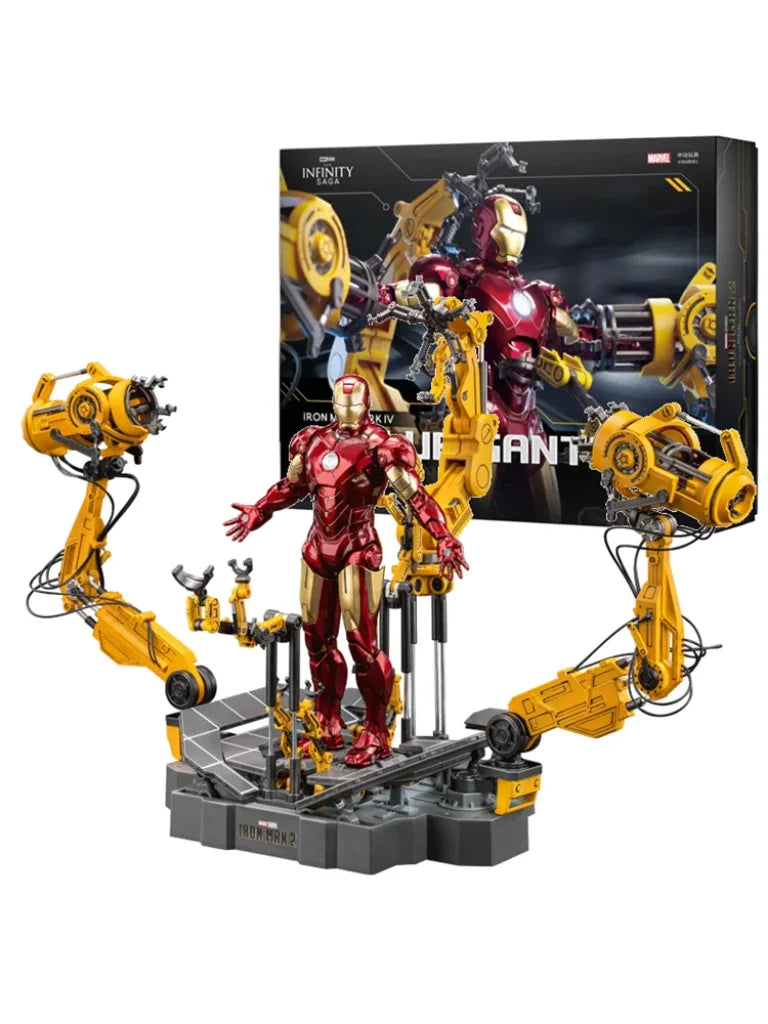 Zd Toys Suit Up Gantry With MK4 iron man Gantry Original 1/10 - MK4 Suit-up Gantry