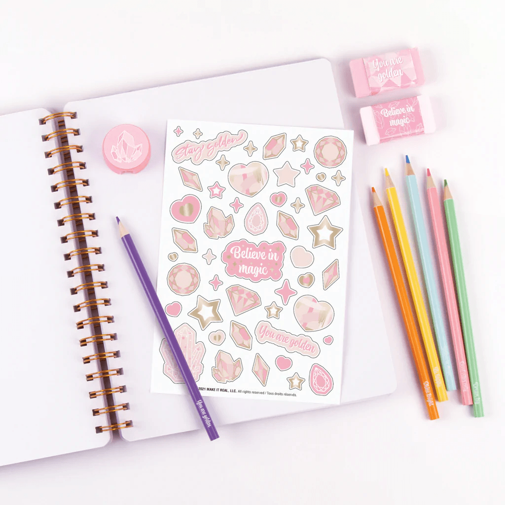 3C4G Pink & Gold All-In-1 Sketching Set