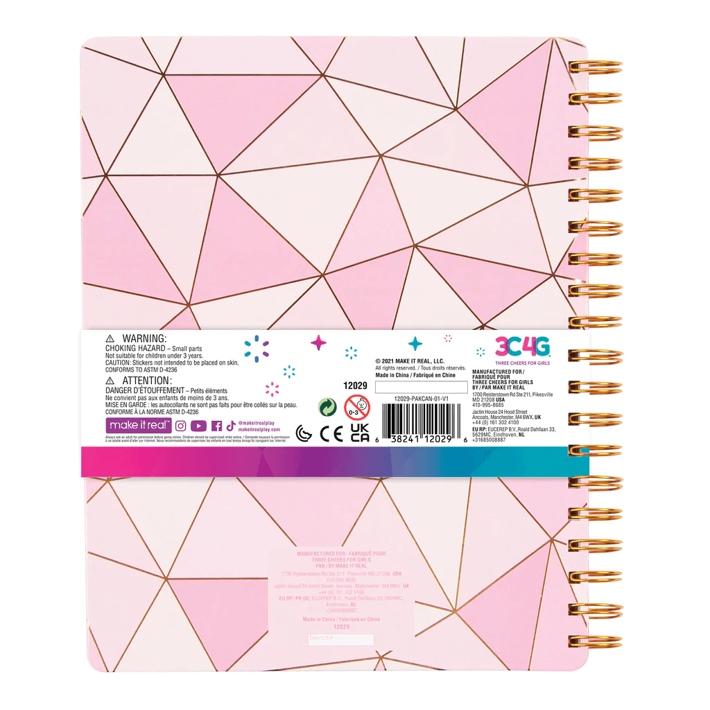 3C4G Pink & Gold All-In-1 Sketching Set