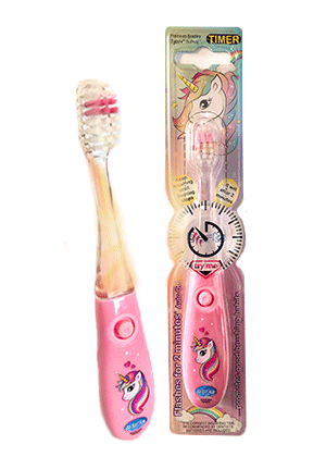 Unicorn Flashing Timer Toothbrush