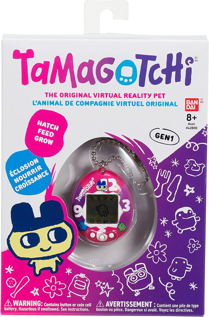 Bandai Original Tamagotchi - Purple-Pink Clock