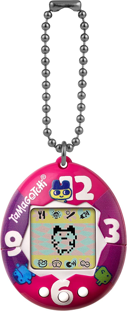 Bandai Original Tamagotchi - Purple-Pink Clock