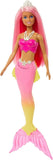 Barbie Dreamtopia Mermaid Doll 12-Inch - Pink & Yellow Ombre Tail And Tiara