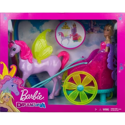 Barbie dreamtopia online carriage and princess