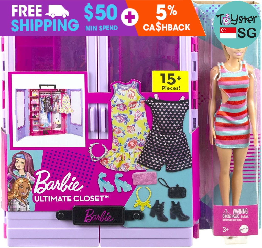 TOYSTER Singapore - Barbie Fashionistas Ultimate Closet – Toyster