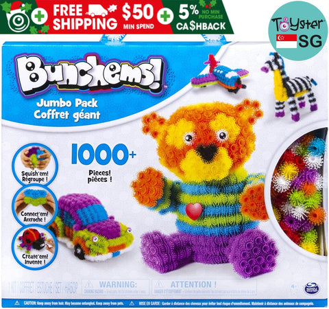 Bunchems Jumbo Pack With Over 1000 Pieces