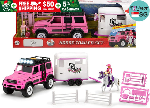 Dickie Toys Playlife Horse Trailer Set