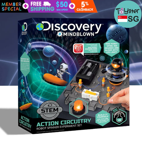 Discovery Mindblown Action Circuitry - Robot Spinner Experiment Set
