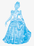 Disney Crystal Gallery 3D Puzzle Princess Cinderella (Blue)