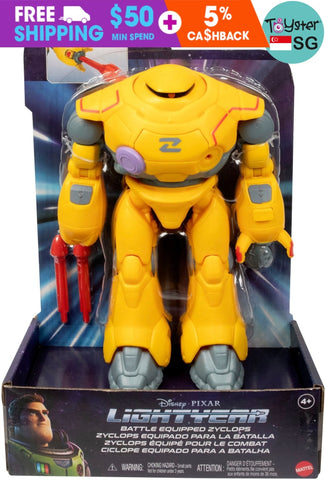 Disney Pixar Lightyear Core Feature Figure - Battle Equipped Zyclops Toy Story