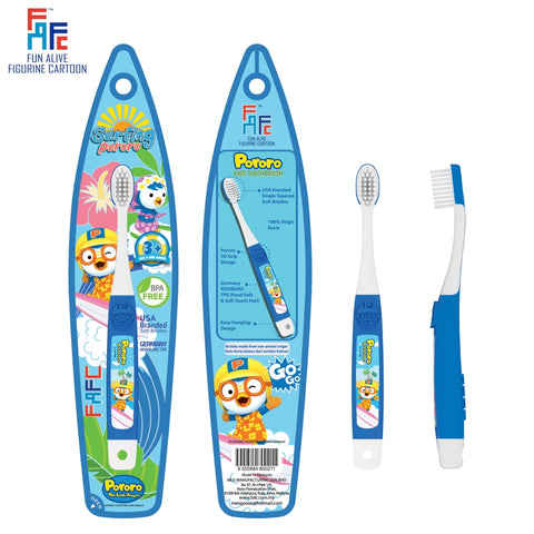 Fafc Easy Hanging Kids Toothbrush - Pororo Pororo