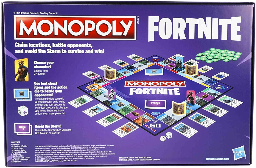 Hasbro Gaming Monopoly - Fortnite Edition Board Game (27 New Characters)