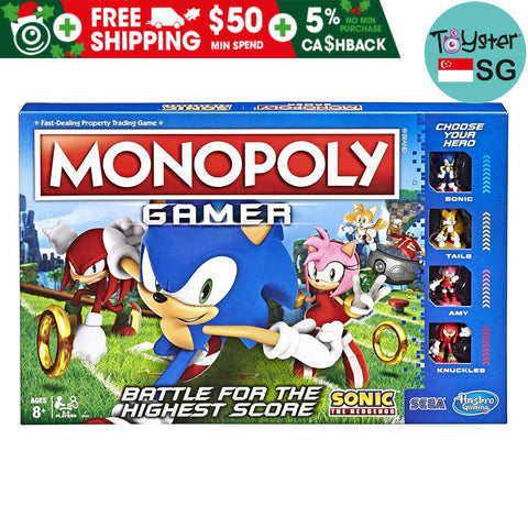 Hasbro - Monopoly Gamer Sonic The Hedgehog Edition Gaming
