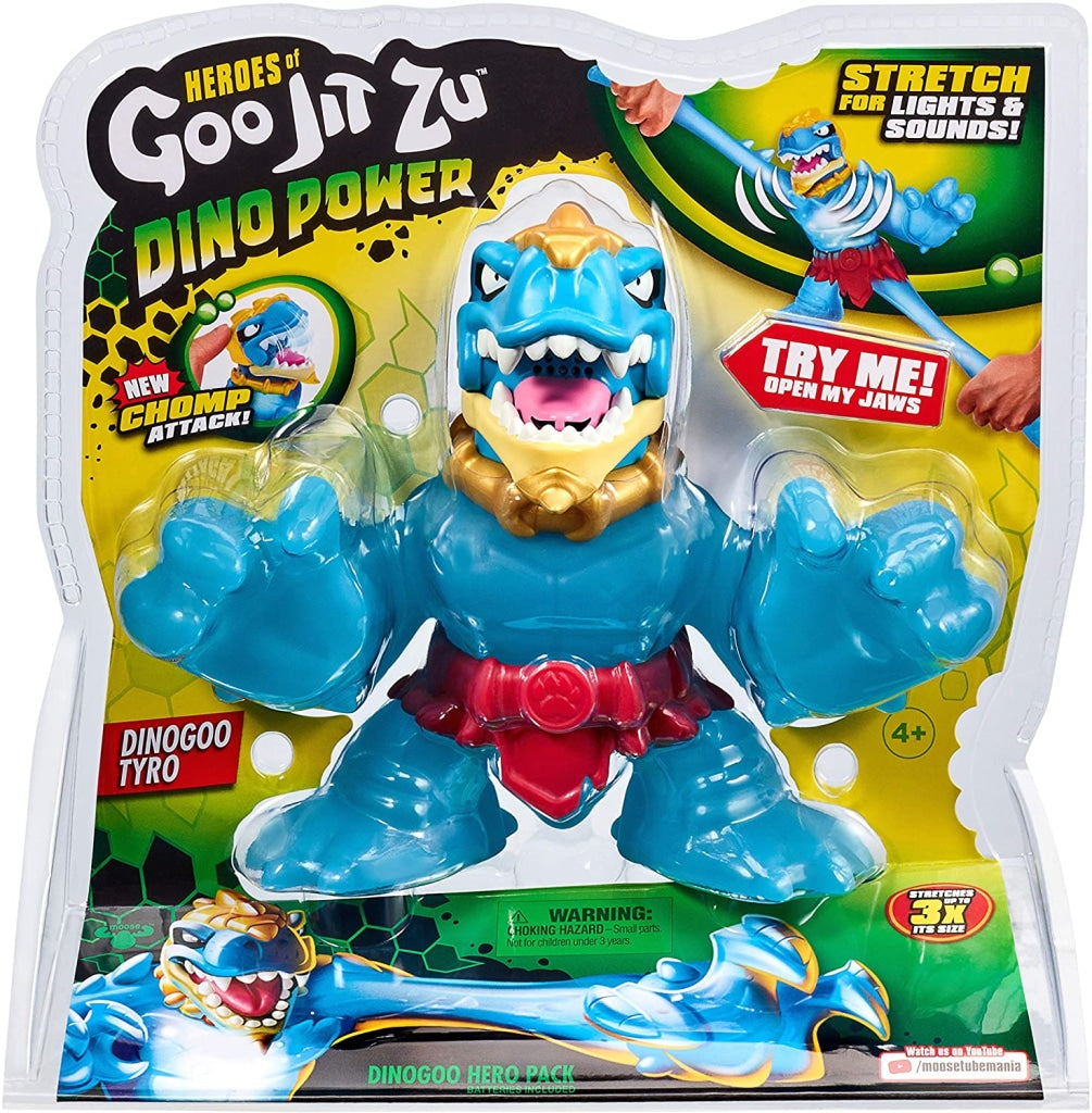 Heroes of Goo Jit Zu Dino Power Lights and Sounds - Dinogoo Tyro – Toyster