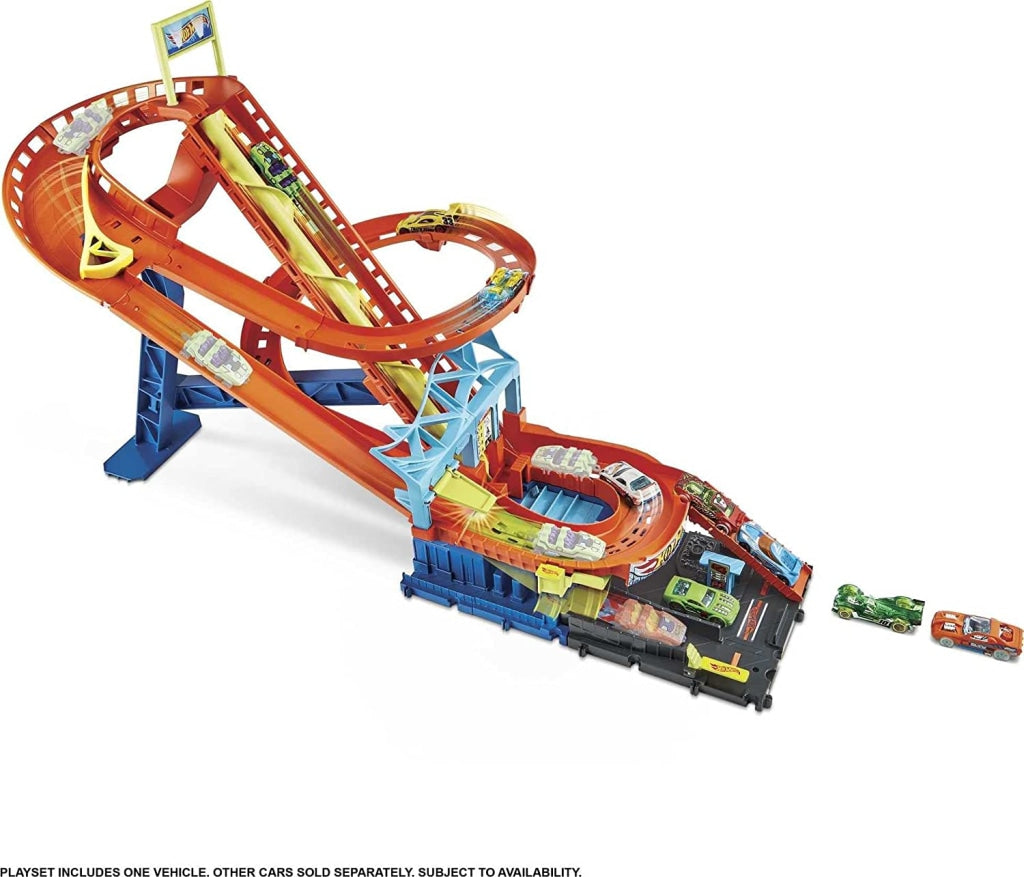 TOYSTER SG Hot Wheels Action Massive Loop Mayhem Track Set Toyster