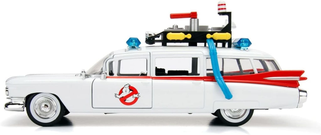 Jada Hollywood Rides Ghostbusters Ecto-1 1:24 Die-Cast Vehicle Back To The Future