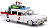 Jada Hollywood Rides Ghostbusters Ecto-1 1:24 Die-Cast Vehicle Back To The Future