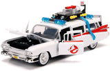 Jada Hollywood Rides Ghostbusters Ecto-1 1:24 Die-Cast Vehicle Back To The Future