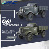 Jjrc Q61 Rc 1:16 2.4G Remote Control 4Wd Tracked Off-Road Military Truck