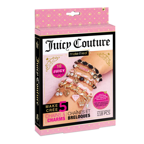 Juicy Couture Starter Charm Bracelet, Pink  Juicy couture bracelet, Girly  jewelry, Pretty jewellery