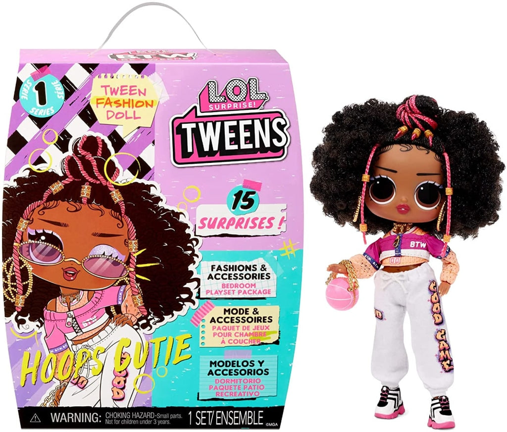 L.O.L. Surprise Tweens Doll - Hoops Cutie Doll Playset - TOYSTER