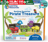Learning Resources Sorting Surprise Treasure Chests Set (30 Piece)