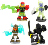 Legends Of Akedo Powerstorm Warrior Collector Pack 4 Mini Battling Action Figures - Style B
