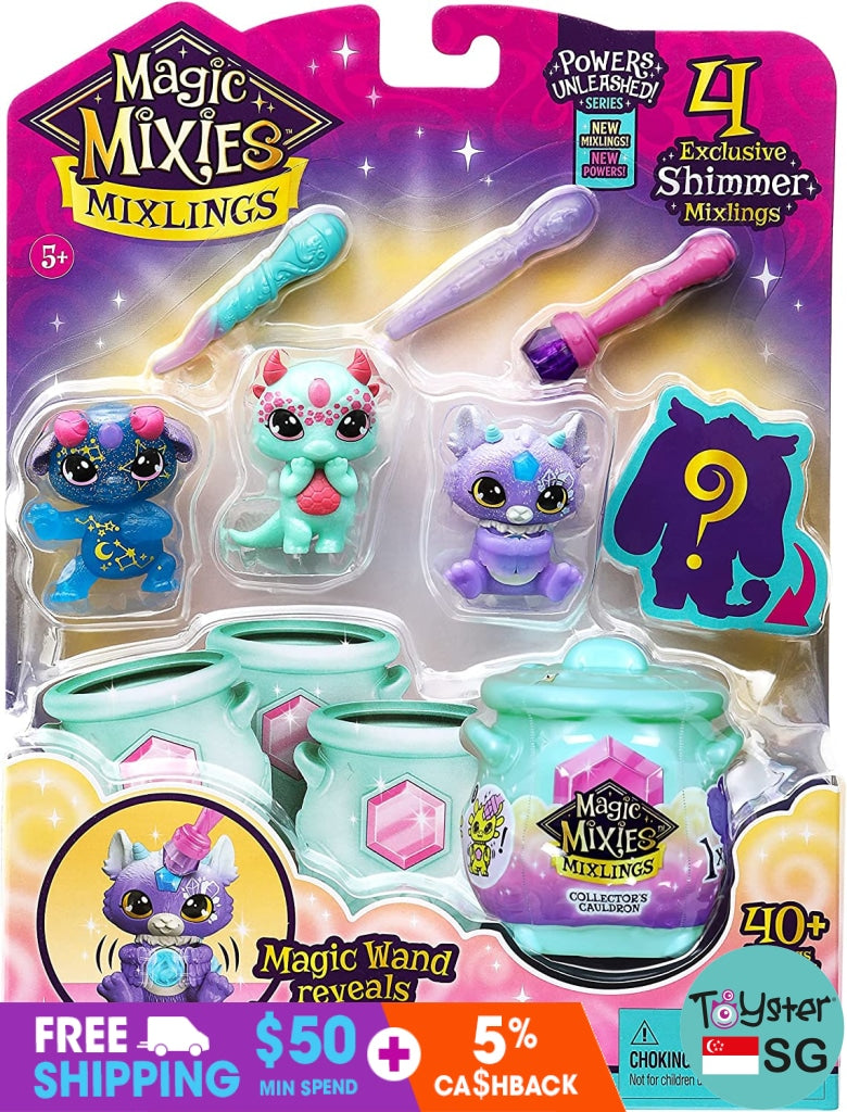 Magic Mixies Mixlings Fizz & Reveal 2 Pack Cauldron - Moose Toys