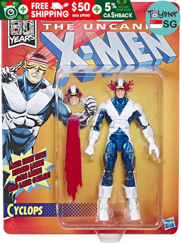 Marvel 80Th Anniversary Legends Retro 6 Inch Figure Collection Cyclops (X-Men)