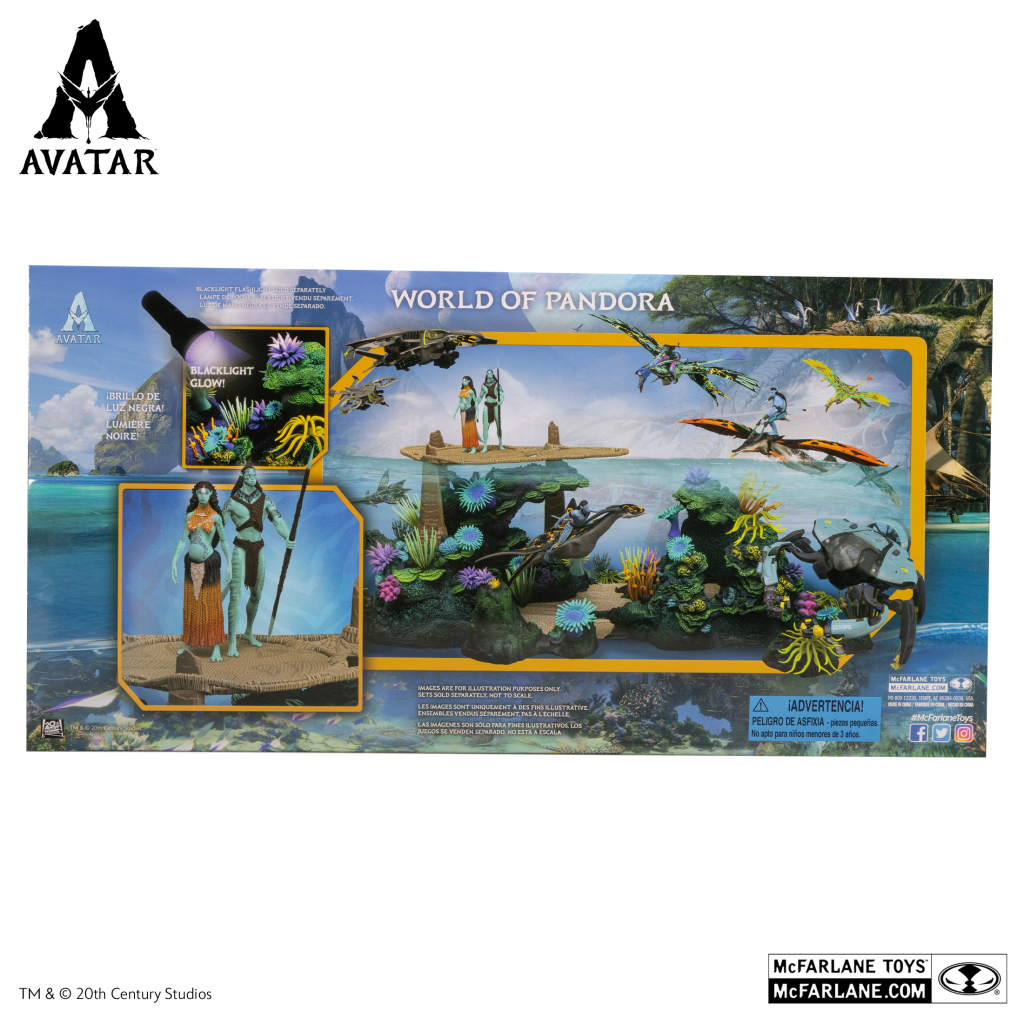 Mcfarlane Avatar Metkayina Reef With Tonowari And Ronal