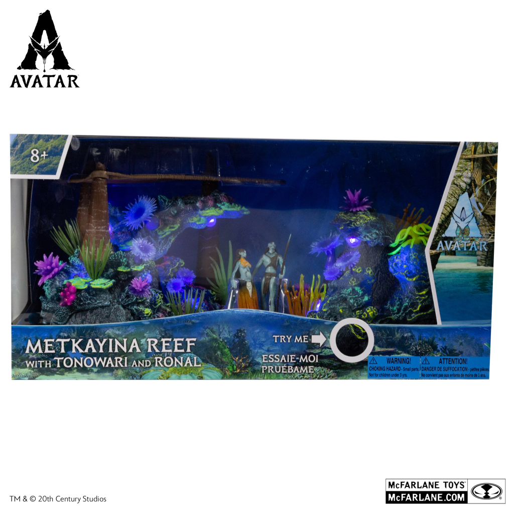 Mcfarlane Avatar Metkayina Reef With Tonowari And Ronal