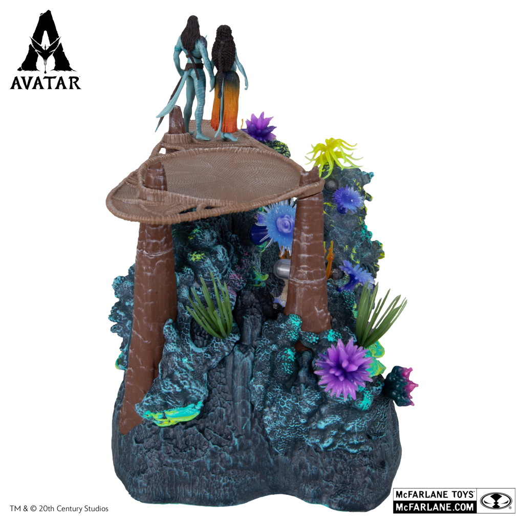 Mcfarlane Avatar Metkayina Reef With Tonowari And Ronal