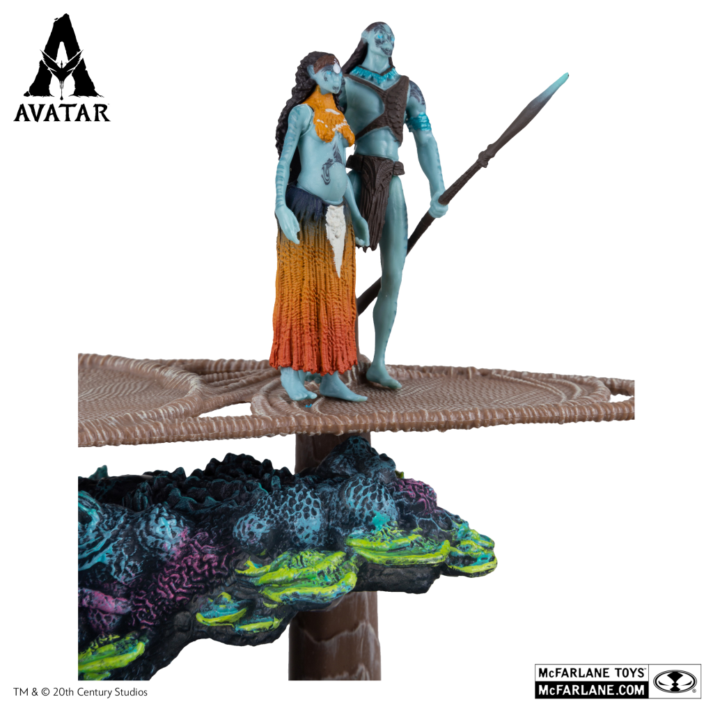 Mcfarlane Avatar Metkayina Reef With Tonowari And Ronal