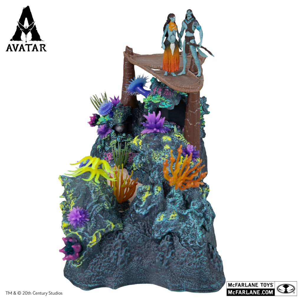 Mcfarlane Avatar Metkayina Reef With Tonowari And Ronal