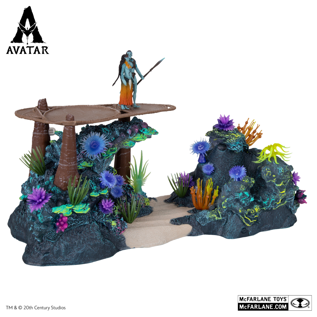 Mcfarlane Avatar Metkayina Reef With Tonowari And Ronal