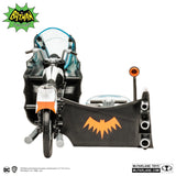 Mcfarlane Dc Retro - Batcycle With Side Car Comics
