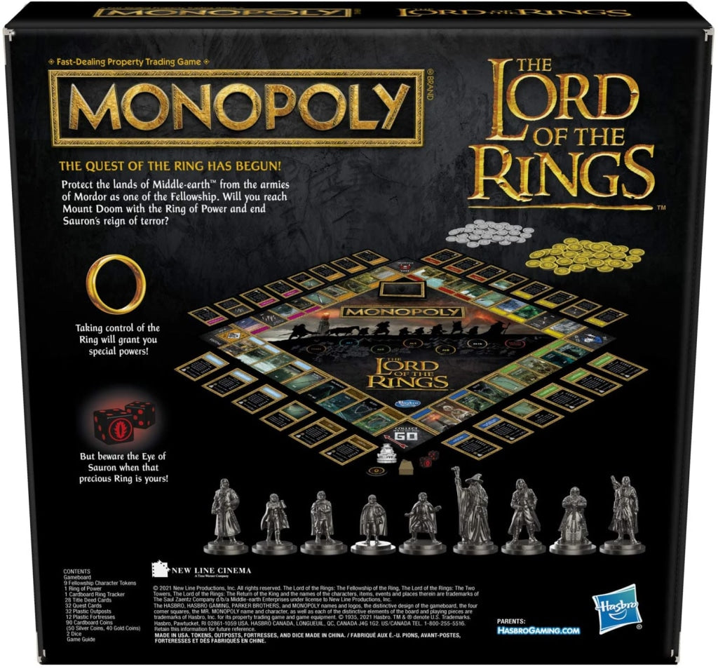 Monopoly Lord Of The Ring Edition Board Game - TOYSYER Singapore – Toyster