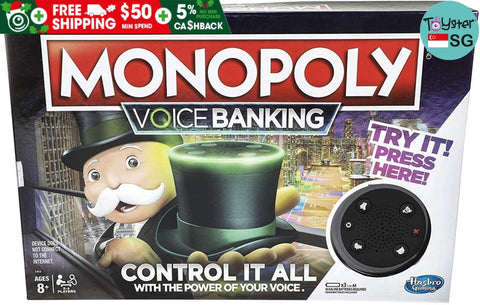 Monopoly Voice Banking Electronic Hasbro Gaming