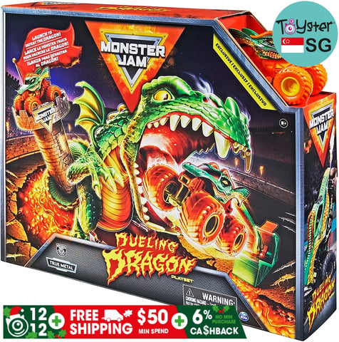 Monster Jam Dueling Dragon Playset