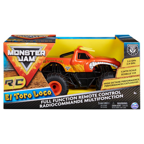 Monster Jam El Toro Loco Truck 1:24 Scale R/c 2.4 Ghz