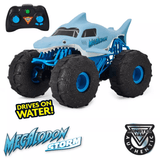 Monster Jam Official Megalodon Storm All-Terrain Remote Control Truck - 1:15 Scale