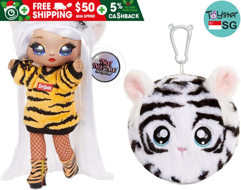Na! Surprise 2-In-1 Fashion Doll And Plush Purse Series 4 Bianca Bengal
