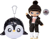 Na! Surprise 2-In-1 Sparkly Sequined Purse Andre Avalanche Penguin Boy Doll