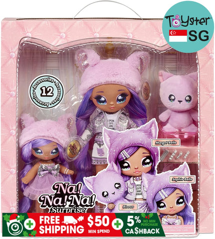 Na!na!na! Surprise Family Fashion Dolls- Lavender Kitty Na!