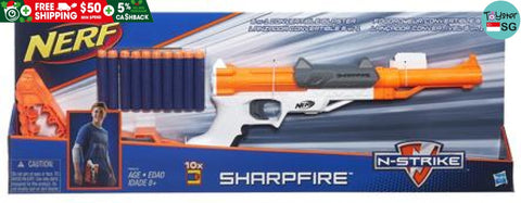 Nerf N-Strike Sharpfire Blaster (Free Frustration Packaging)